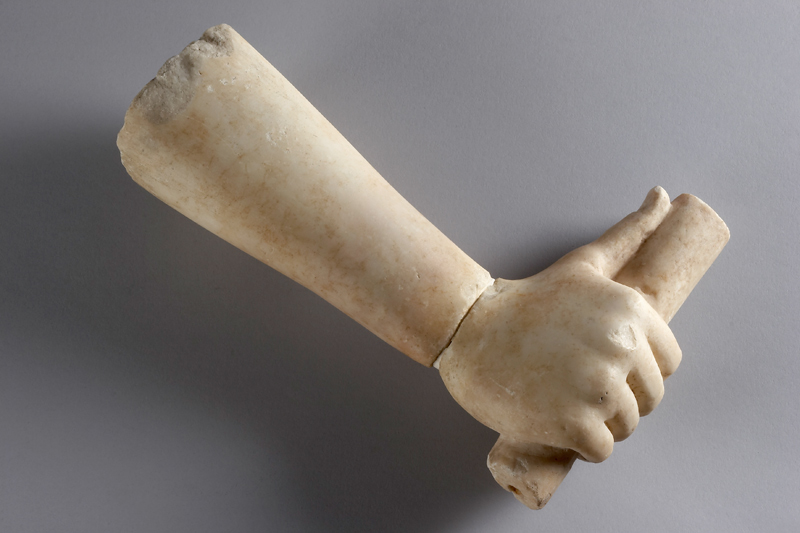 Fragment zu Athena des Myron (Römische Wiederholung einer Bronzegruppe von ca von Römisch