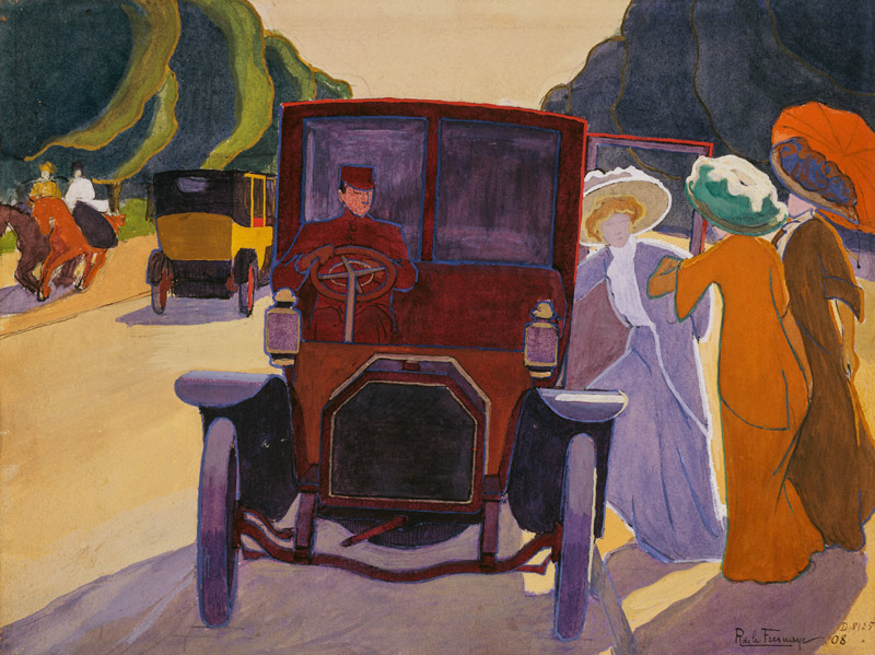 The Road with Acacias von Roger Noël-François de la Fresnaye