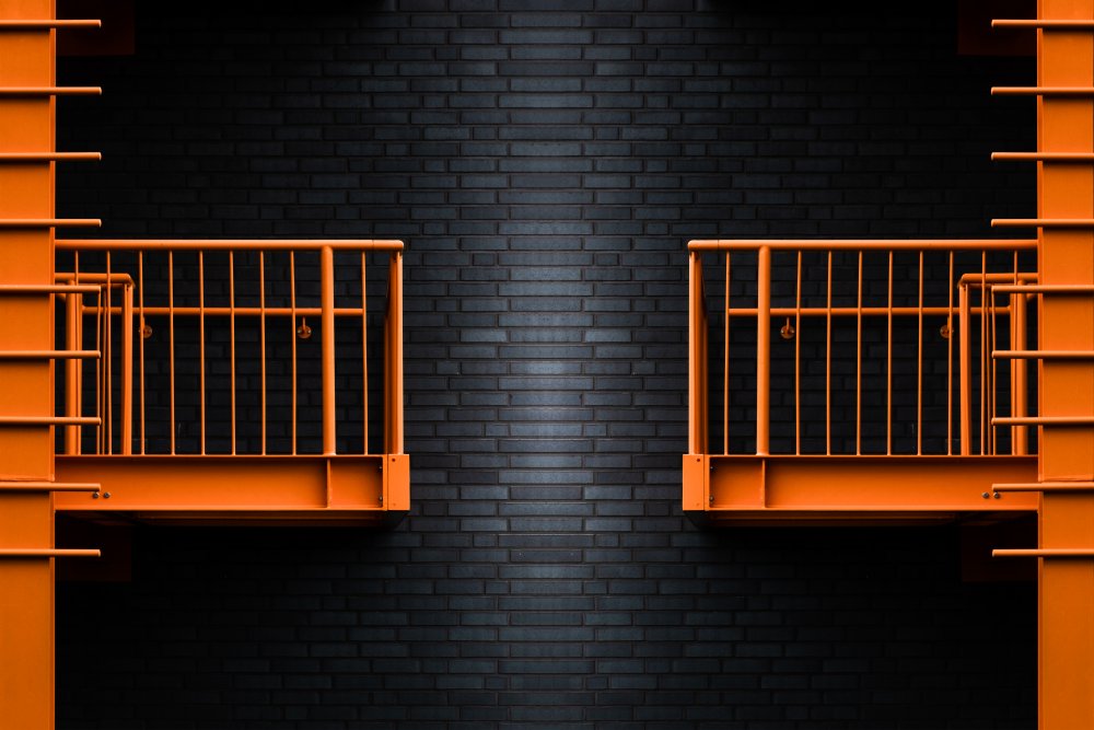 black and orange von Rolf Endermann