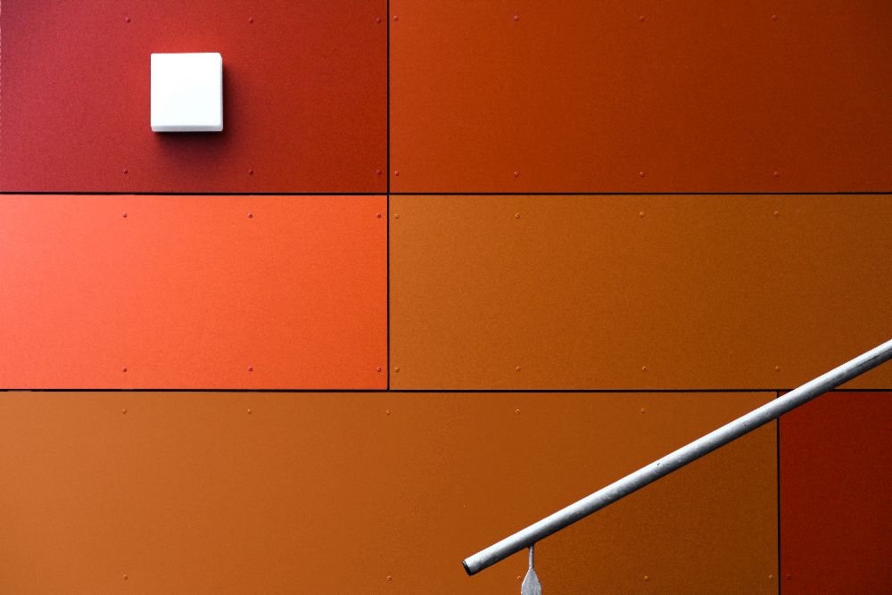 weißes Quadrat von Rolf Endermann