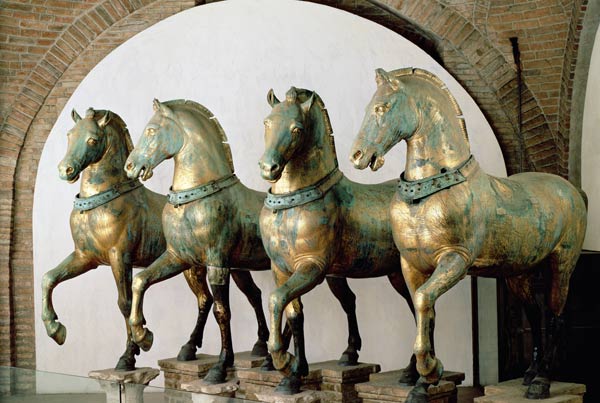 The Four Horses of San Marco, removed from the exterior in 1979 von Roman