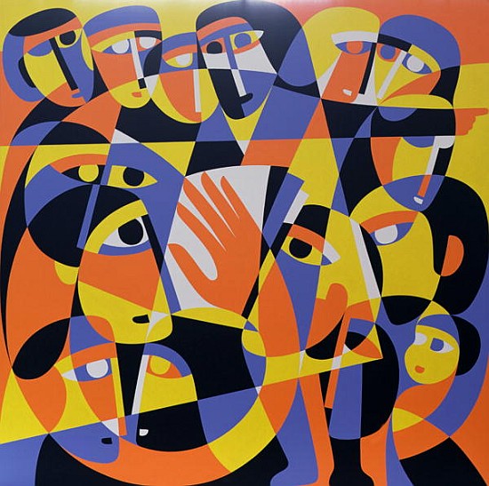 Ordered, 1998 (acrylic on board)  von Ron  Waddams