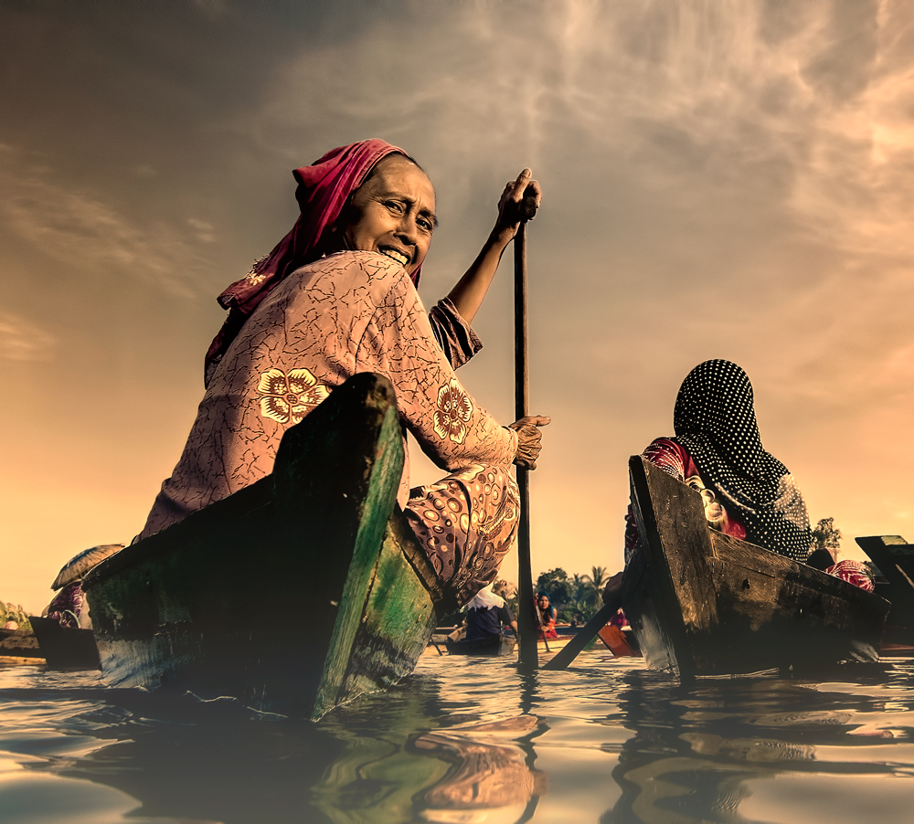 senyum acil Lok Baintan von Rooswandy Juniawan