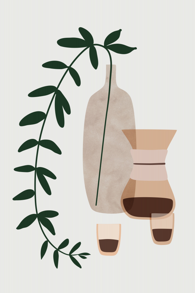 Boho coffee for two von Rosana Laiz Blursbyai