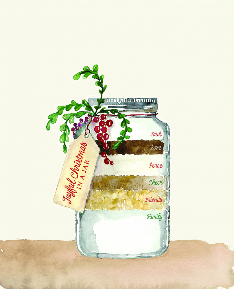 Joyful Christmas in a jar von Rosana Laiz Blursbyai