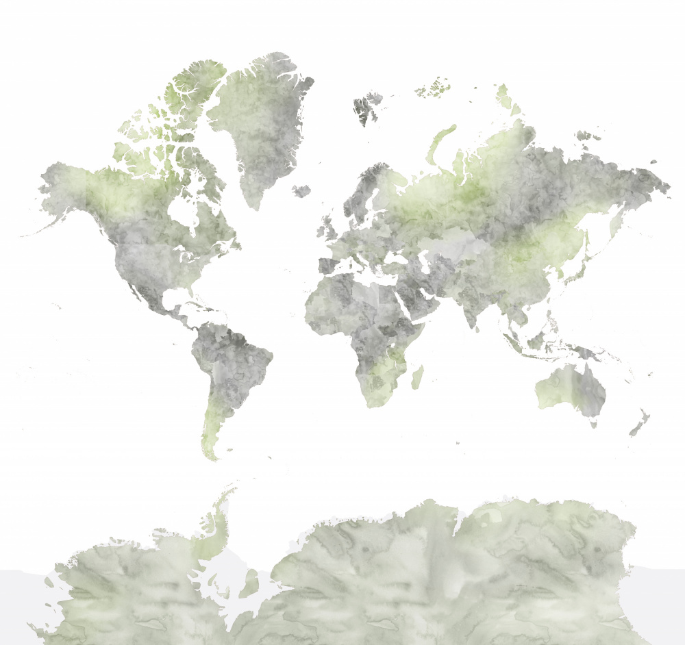 Hollace world map von Rosana Laiz Blursbyai