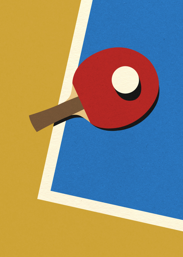 Table Tennis Team Red von Rosi Feist