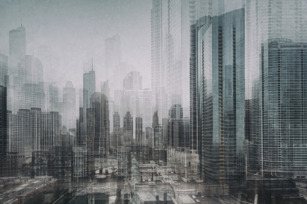 Chicago blue von Roswitha Schleicher-Schwarz