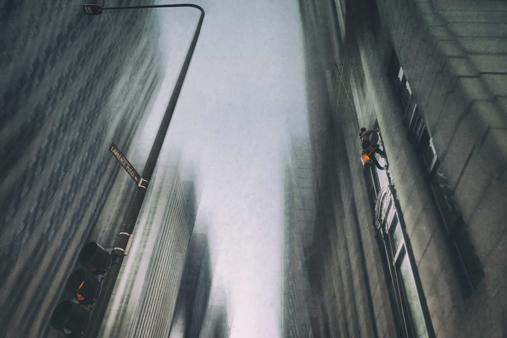 window cleaner von Roswitha Schleicher-Schwarz