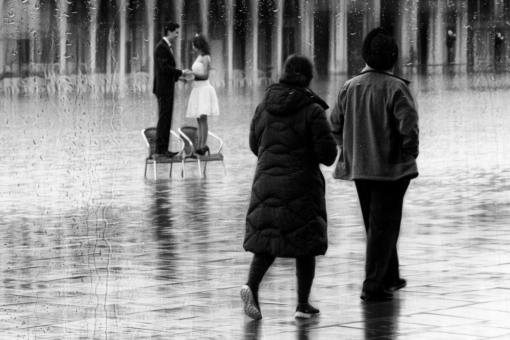 wet days in Venice von Roswitha Schleicher-Schwarz