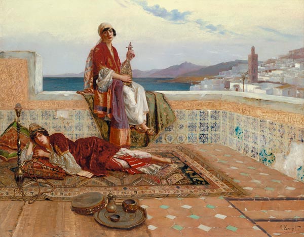 Auf der Terrasse von Rudolph Ernst