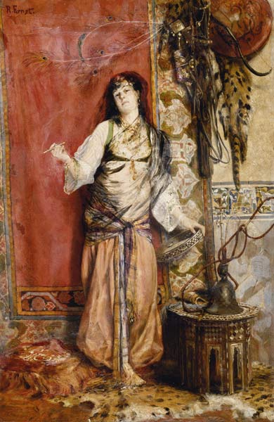 Die Odaliske. von Rudolph Ernst