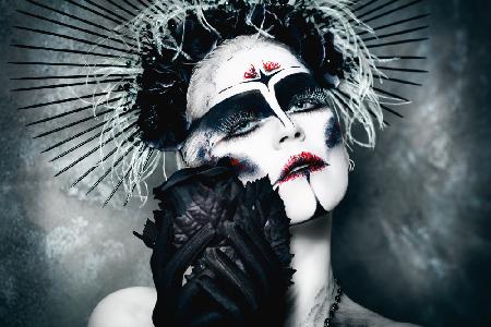 She was like a black rose Such a beauty in a sadness