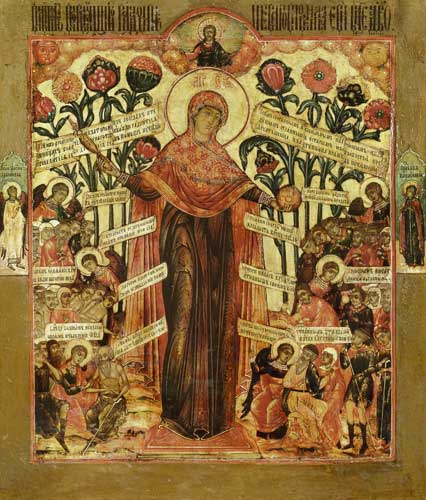 Virgin of the Rose von Russian School