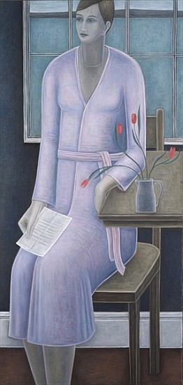 Pink Peignoir,2007 (oil on canvas)  von Ruth  Addinall