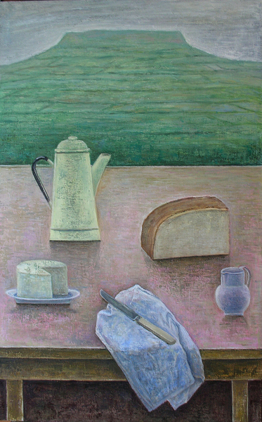 Still Life with Wensleydale Cheese von Ruth  Addinall