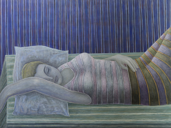 To Sleep, Perchance to Dream (Stripes) von Ruth  Addinall