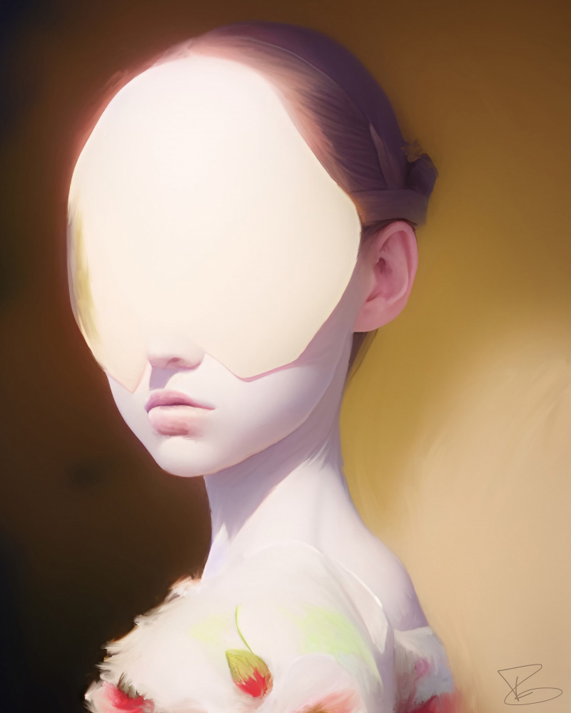 Girl in a Strawberry Dress von Ruth Day