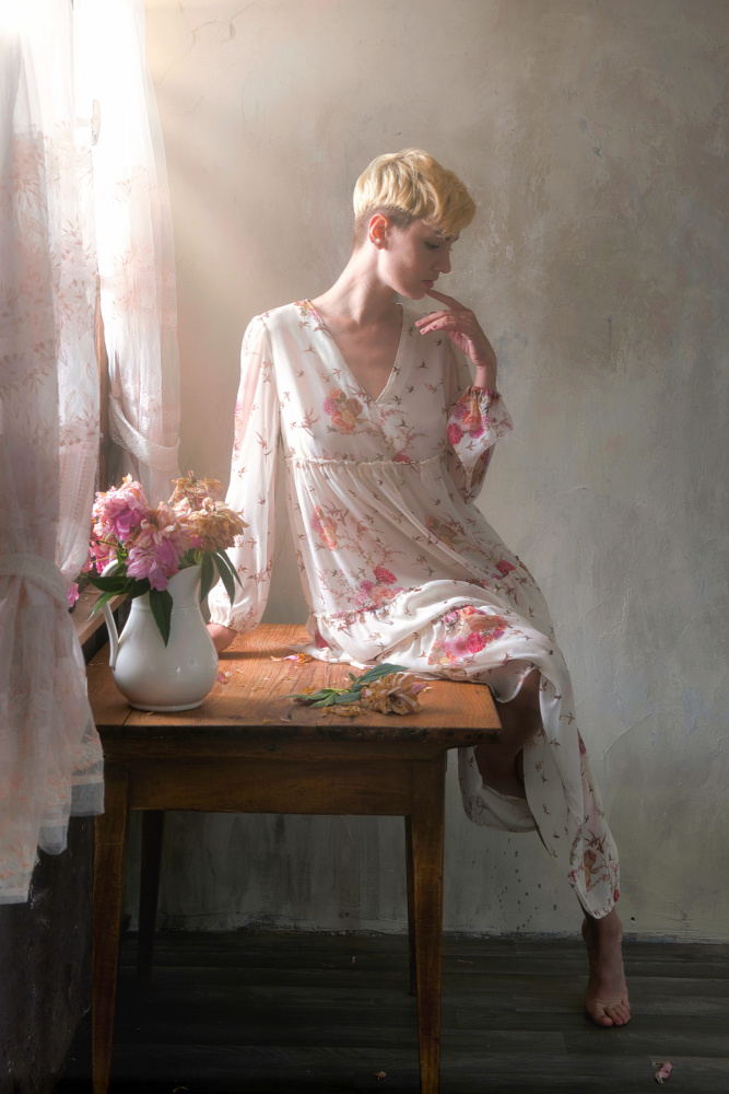 at the window von Ruth Franke