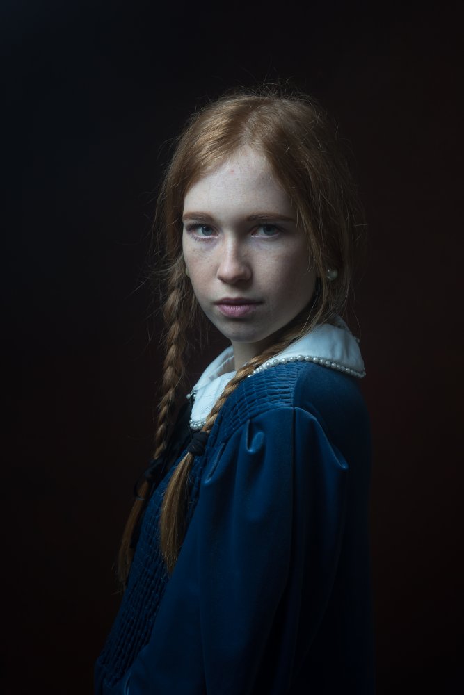 the girl with red braids von Ruth Franke