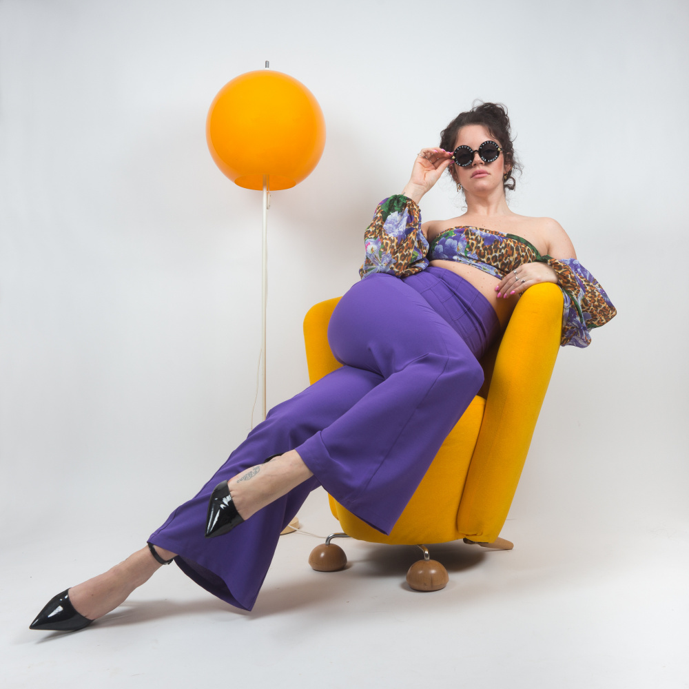 yellow and purple von Ruth Franke