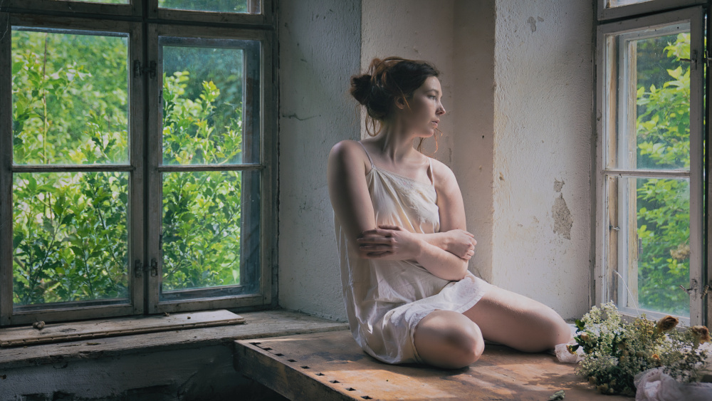 in an old house von Ruth Franke