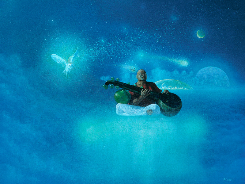 Music of the Universe (acrylic on canvas)  von S. Cook