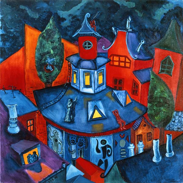 Summer in the City, 2006 (oil on canvas)  von Sabina  Nedelcheva-Williams