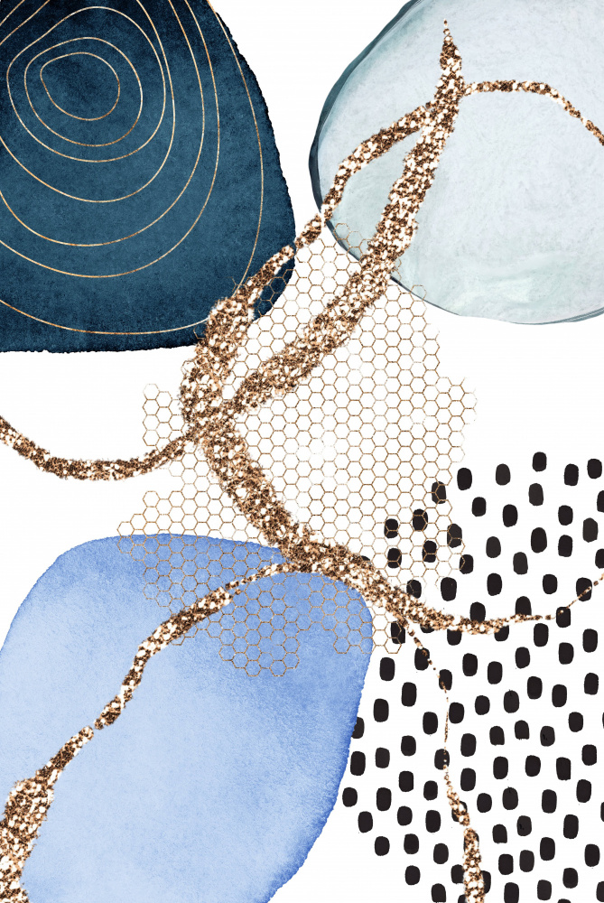 Aesthetic Blues-2 von Sally Ann Moss