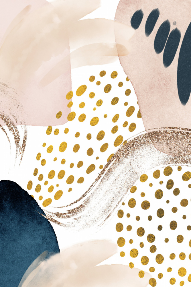 Smooth Abstract-3 von Sally Ann Moss