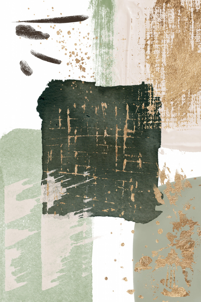 Green of Curiosity-1 von Sally Ann Moss