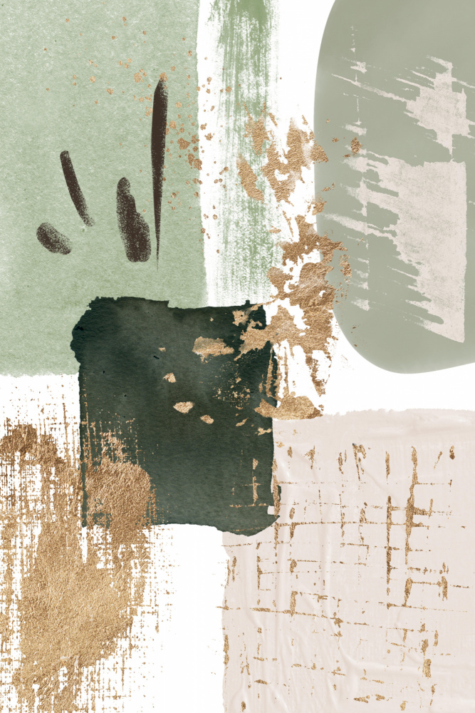 Green of Curiosity-2 von Sally Ann Moss