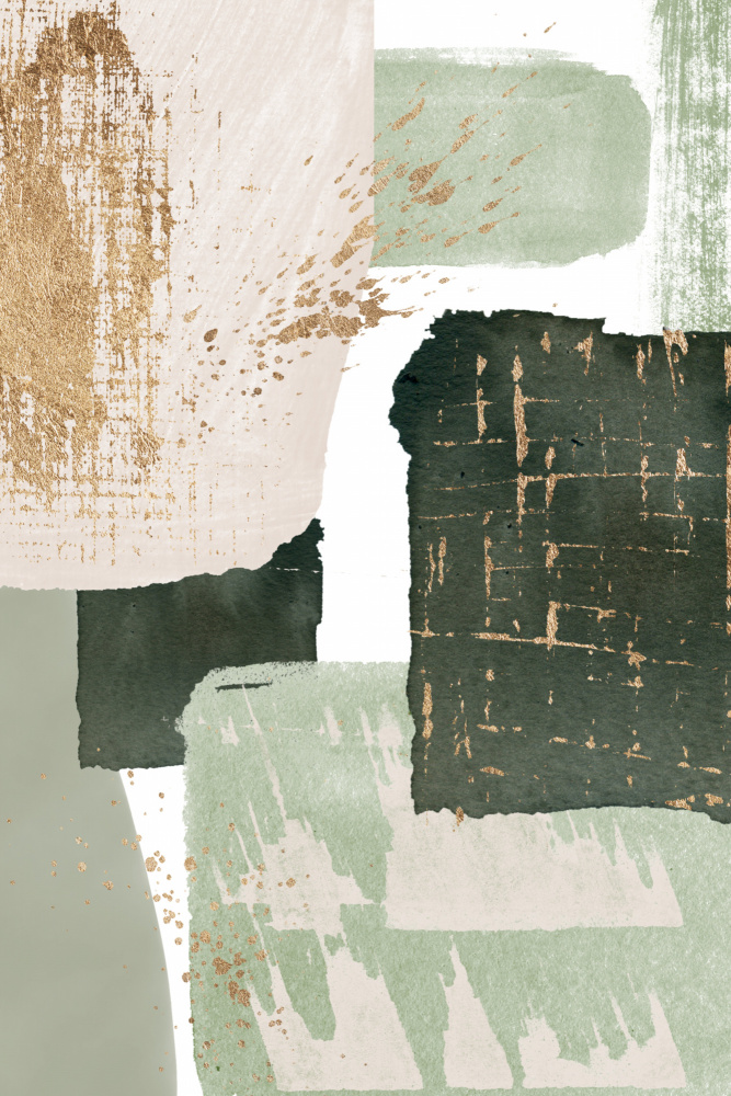 Green of Curiosity-3 von Sally Ann Moss