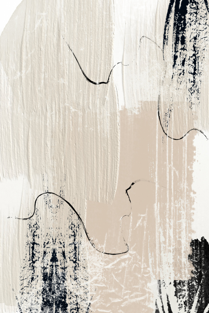 Brush strokes-1 von Sally Ann Moss