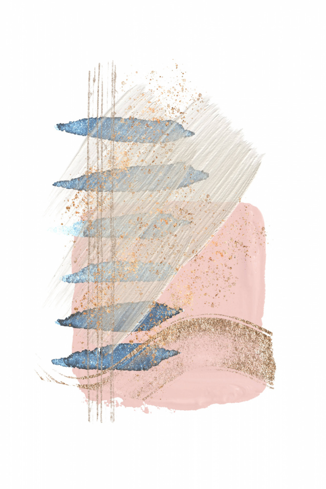 Soft Pink Blue 1 von Sally Ann Moss