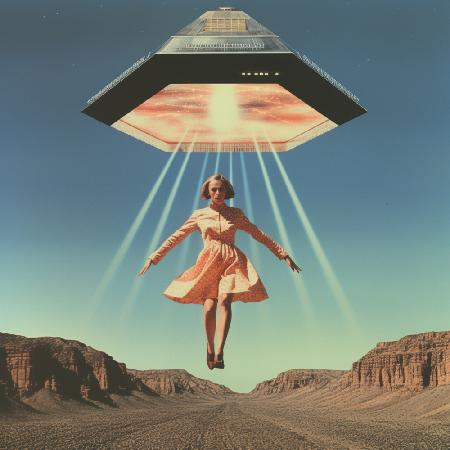 Abducted Collage Art