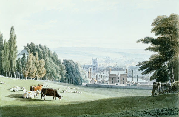 Bristol from below the Royal Fort, Tyndall's Park von Samuel R.W.S. Jackson