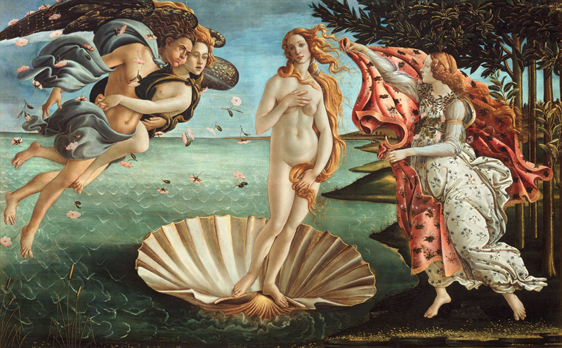 Die Geburt der Venus von Sandro Botticelli