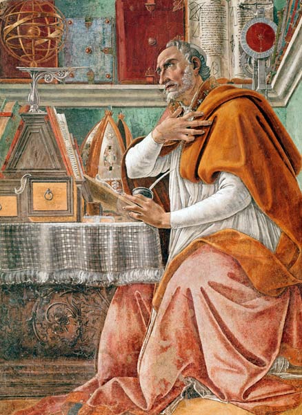 St.Augustine in his Cell von Sandro Botticelli