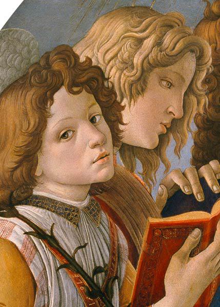 Botticelli, Heads of the group of angels