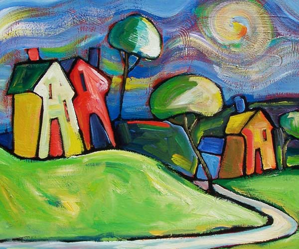 Farmhouses in the apple von Sara Catena