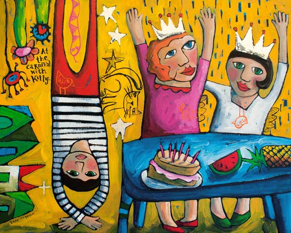 At The Carnival With Kitty von Sara Catena