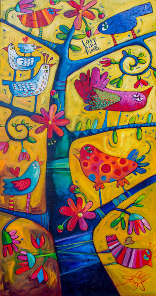 Lovebird Fiesta von Sara Catena