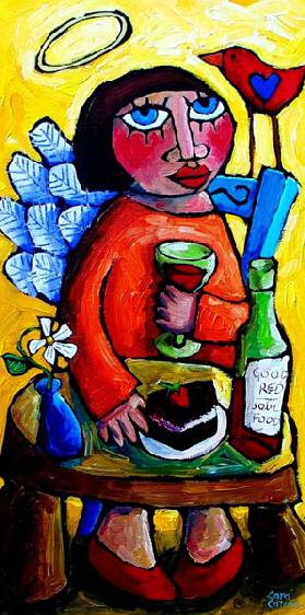 An Angel Came For Cake