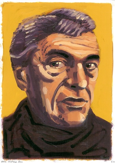 Paul Scofield (oil) von Sara  Hayward