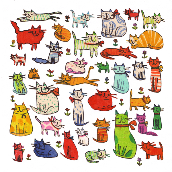 Thirty eight cats von Sarah Battle