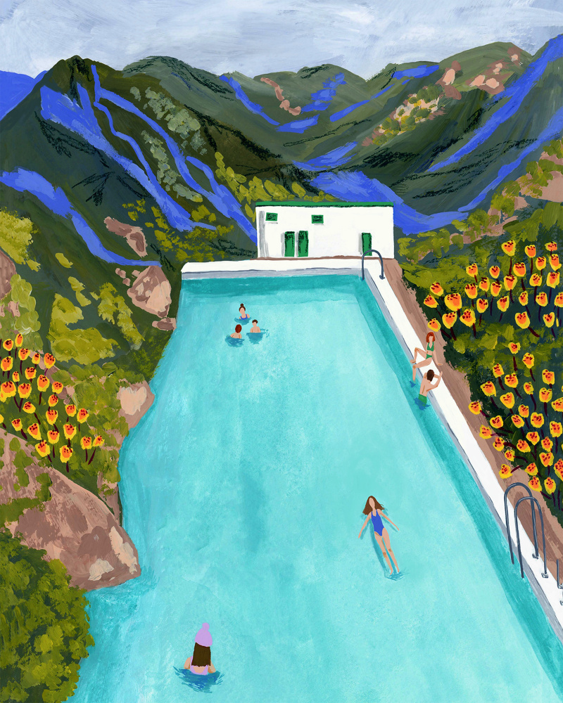 Hotsprings von Sarah Gesek