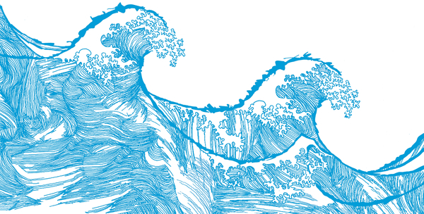 Kanagawa Wave von Sarah Hough