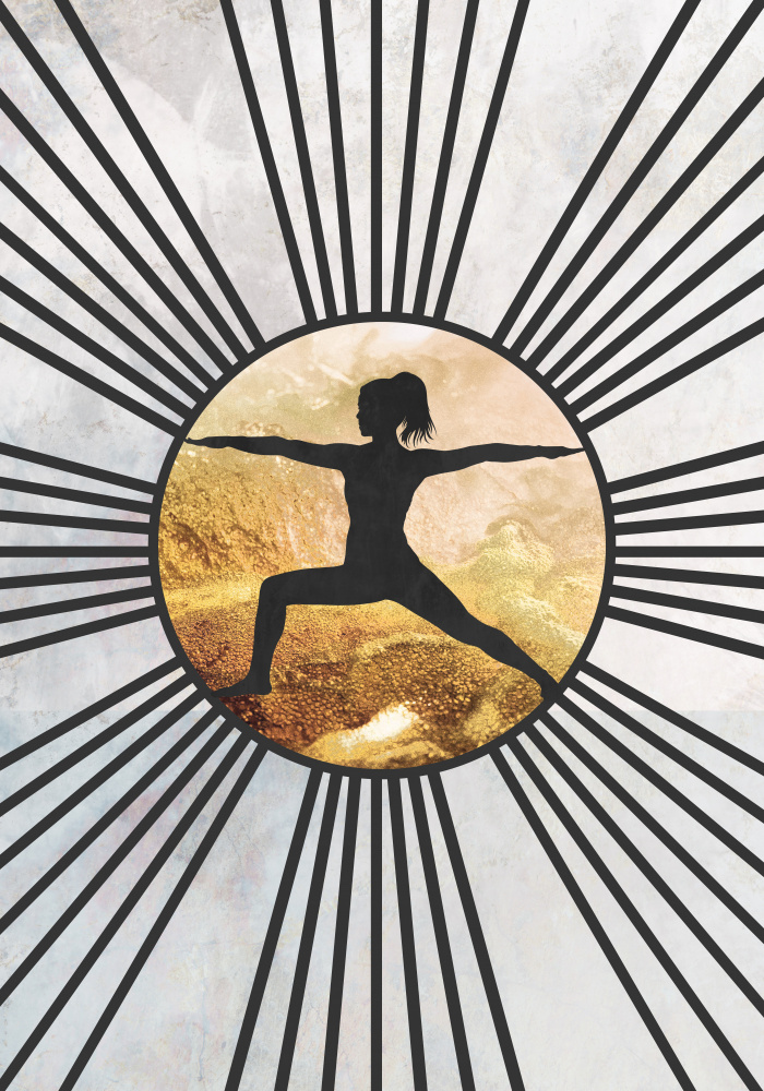 Black Gold Sun Yoga 3 von Sarah Manovski