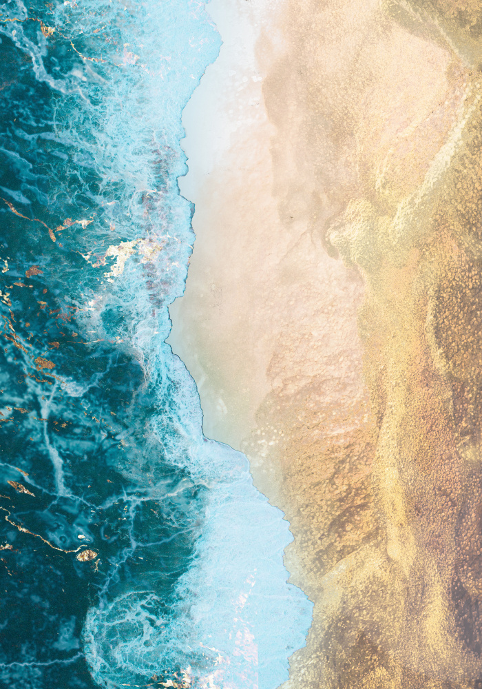 Gold beach von Sarah Manovski